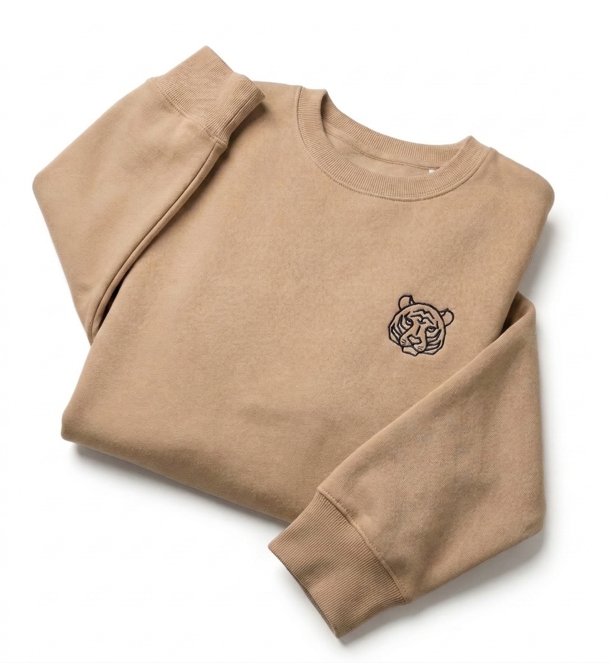 Premium Sweatshirt Tiger Kollektion Latte